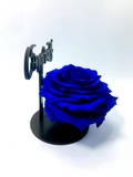 CONGRATULATIONS stand with BLUE FOREVER ROSE