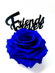 FRIENDS FOREVER stand with BLUE FOREVER ROSE