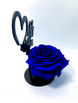 MISS YOU stand with BLUE FOREVER ROSE