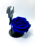 THANK YOU stand with BLUE FOREVER ROSE