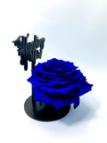 THINKING OF YOU stand with BLUE FOREVER ROSE