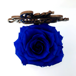 BEST MUM EVER stand with BLUE FOREVER ROSE