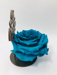 BEST MUM EVER stand with TURQUOISE FOREVER ROSE