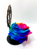 I LOVE U MUM stand with MULTICOLOUR FOREVER ROSE
