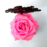 BEST MUM EVER stand with PINK FOREVER ROSE