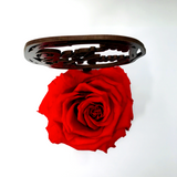 BEST MUM stand with RED FOREVER ROSE