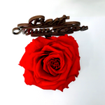 BEST MUM EVER stand with RED FOREVER ROSE