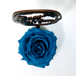 BEST MUM stand with TURQUOISE FOREVER ROSE
