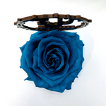 I LOVE U MUM stand with TURQUOISE FOREVER ROSE