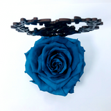 MY LOVE stand with TURQUOISE FOREVER ROSE