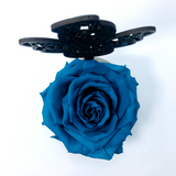 PRAYER ANGEL stand with TURQUOISE FOREVER ROSE