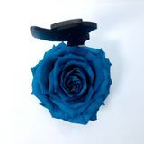 STANDING ANGEL stand with TURQUOISE FOREVER ROSE