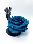 THINKING OF YOU stand with TURQUOISE FOREVER ROSE