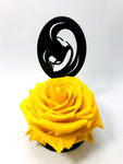 MARY stand with YELLOW FOREVER ROSE