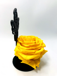 PRAYER ANGEL stand with YELLOW FOREVER ROSE