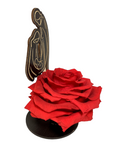 ELEGANT NATIVITY stand with RED FOREVER ROSE